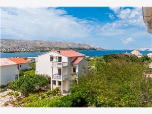 Apartments Špavalo Pag - island Pag, Size 55.00 m2, Airline distance to the sea 250 m, Airline distance to town centre 350 m