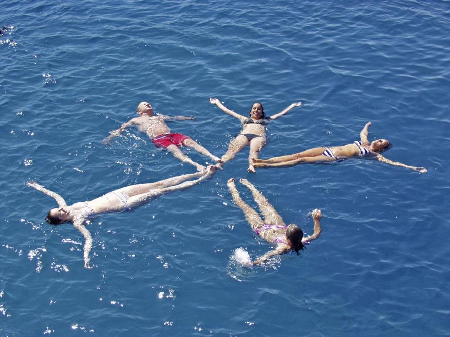 Swimming-Adriatic-sea-cruise
