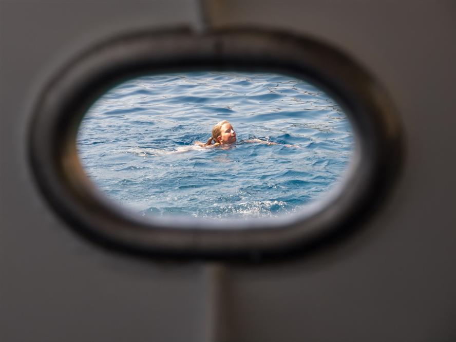 Swimming-Adriatic-sea-cruise