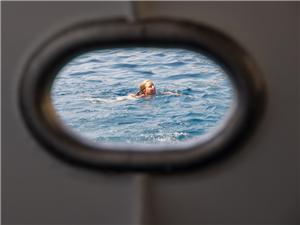 Swimming-Adriatic-sea-cruise