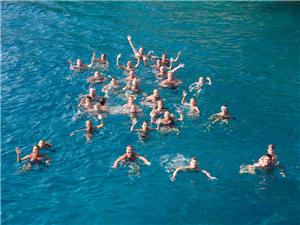 Swimming-Adriatic-sea-cruise