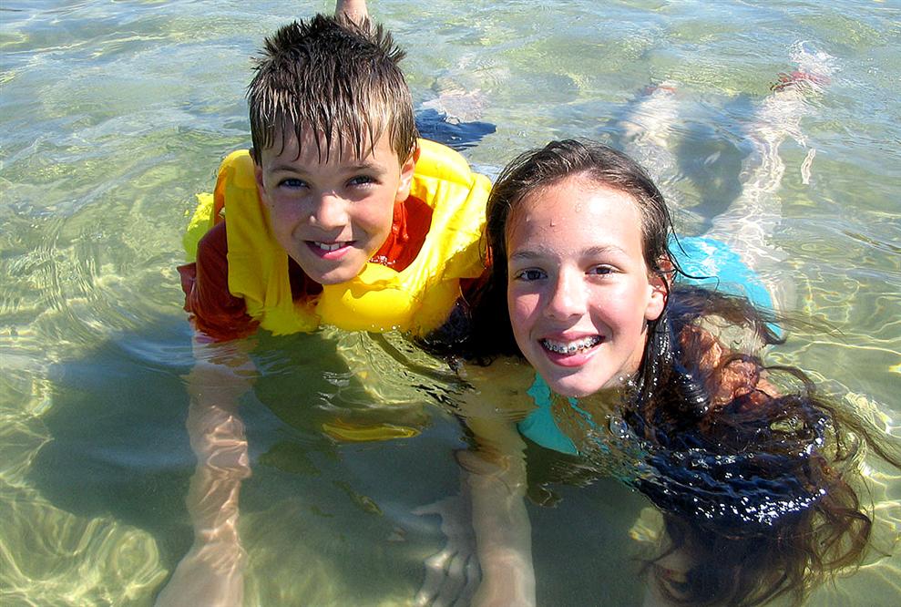 Swimming-Adriatic-sea