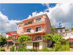 Appartements Nenad Dramalj (Crikvenica), Superficie 80,00 m2, Distance (vol d'oiseau) jusqu'au centre ville 150 m