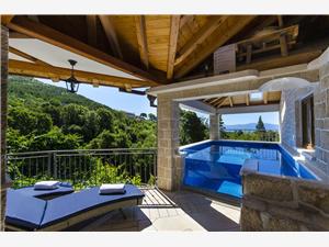 Villa Strnj Croazia, Casa di pietra, Dimensioni 150,00 m2, Alloggi con piscina