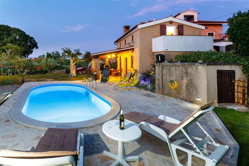 House Poljica with a pool