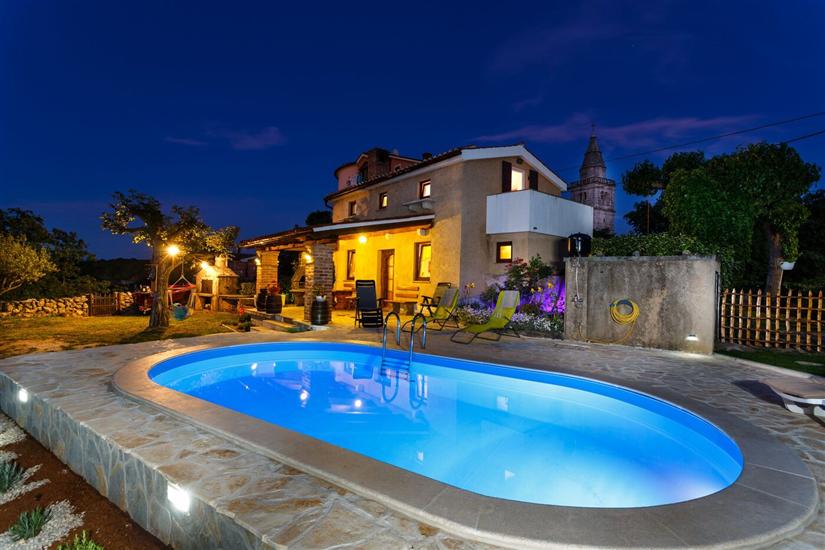 House Poljica with a pool