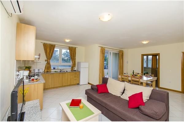 Apartment A1, for 6 persons