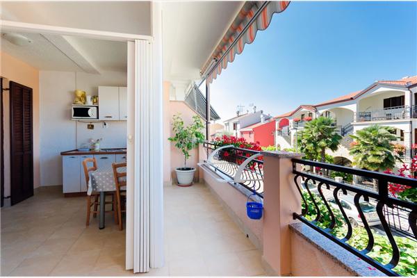 Apartment A2, for 3 persons