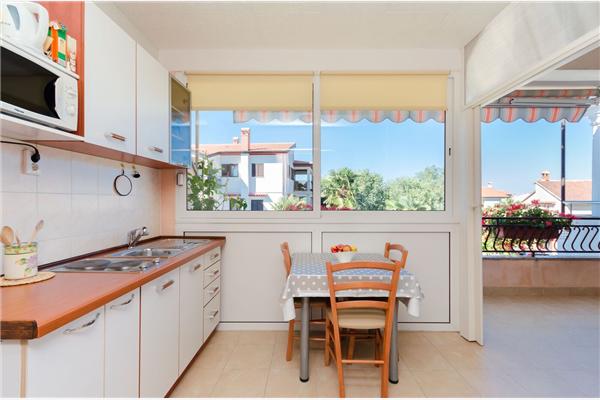 Apartment A2, for 3 persons