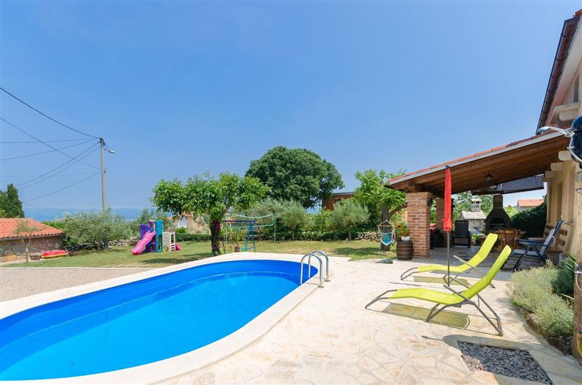 House Poljica with a pool