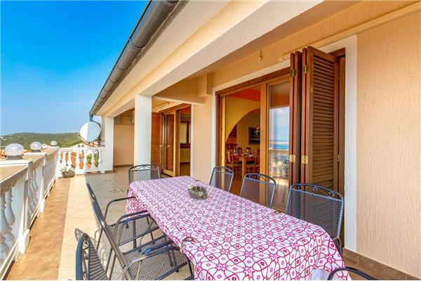 Apartment A1, for 7 persons