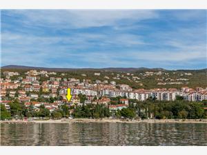 Accommodatie aan zee De Crikvenica Riviera en Rijeka,ReserverenLunaVanaf 3502 kč