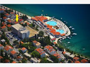 Appartements Stella Selce (Crikvenica), Superficie 35,00 m2, Distance (vol d'oiseau) jusque la mer 50 m, Distance (vol d'oiseau) jusqu'au centre ville 200 m