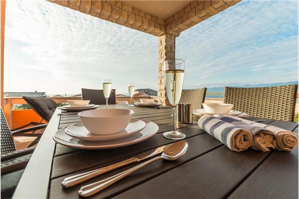 Apartment A3, for 6 persons