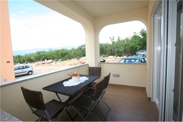 Apartment A1, for 6 persons