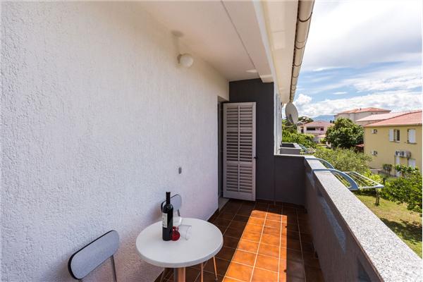 Apartment A1, for 3 persons