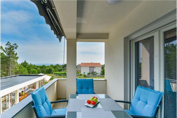 Apartment A1, for 4 persons