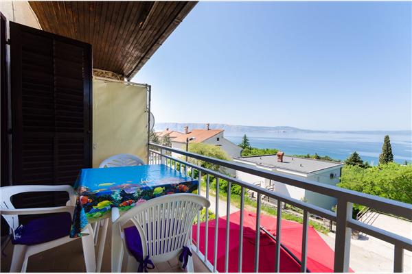 Apartment A2, for 3 persons