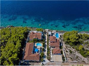 Villa Rosada Vela Luka - Insel Korcula, Größe 200,00 m2, Privatunterkunft mit Pool, Luftlinie bis zum Meer 30 m