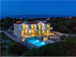 Villa Bramasole Lun - île de Pag, Superficie 399,00 m2, Hébergement avec piscine, Distance (vol d'oiseau) jusqu'au centre ville 500 m