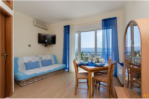 Apartment A1, for 3 persons