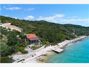 Huis Starfish Pasman, Afgelegen huis, Kwadratuur 42,00 m2, Lucht afstand tot de zee 10 m