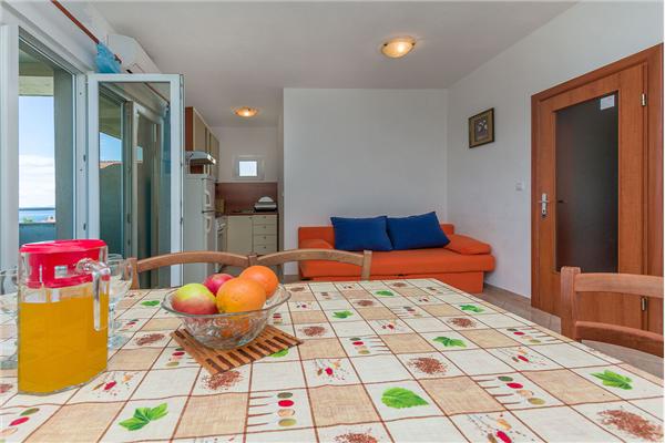 Apartment A1, for 6 persons