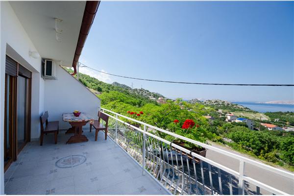 Apartment A1, for 4 persons