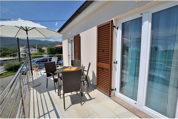 Apartment A1, for 4 persons