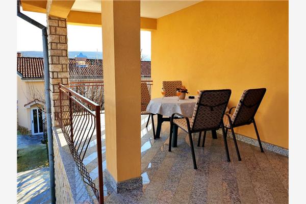Apartment A1, for 3 persons