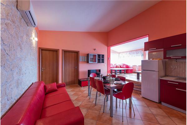 Apartment A4, for 6 persons
