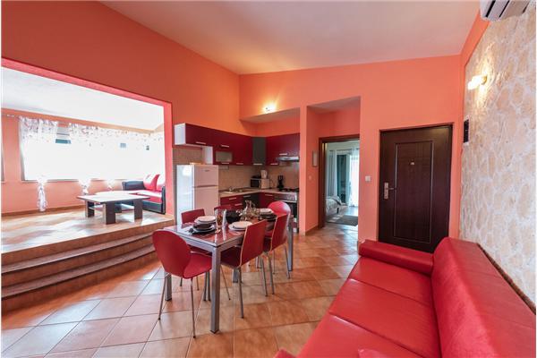 Apartment A4, for 6 persons