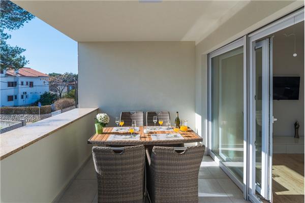 Apartment A1, for 4 persons