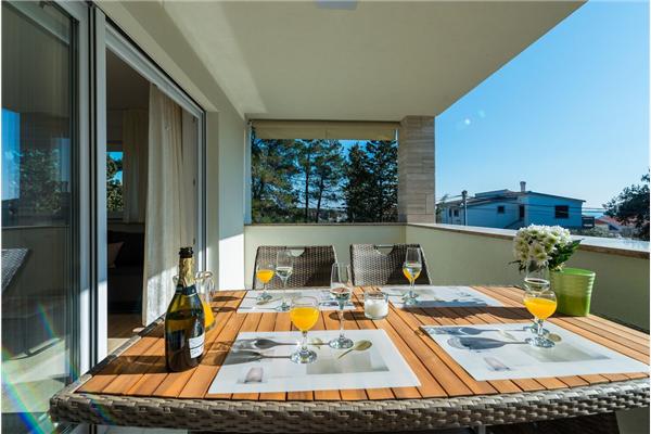 Apartment A1, for 4 persons