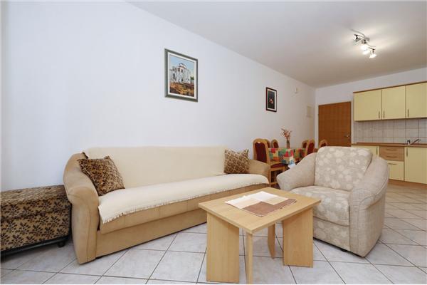 Apartment A1, for 3 persons