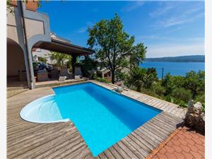 Appartements Djusi Dramalj (Crikvenica), Superficie 55,00 m2, Hébergement avec piscine