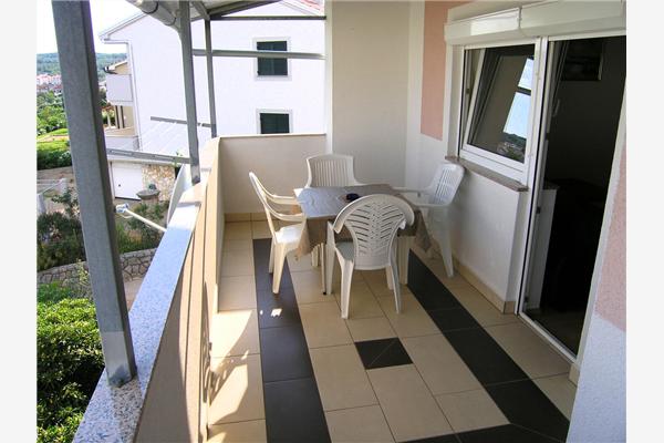 Apartment A1, for 2 persons