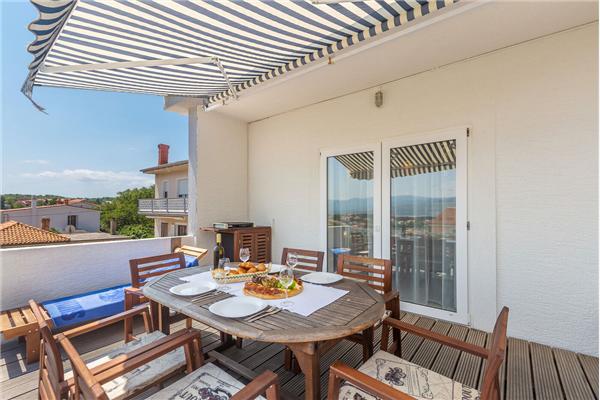 Apartment A1, for 4 persons