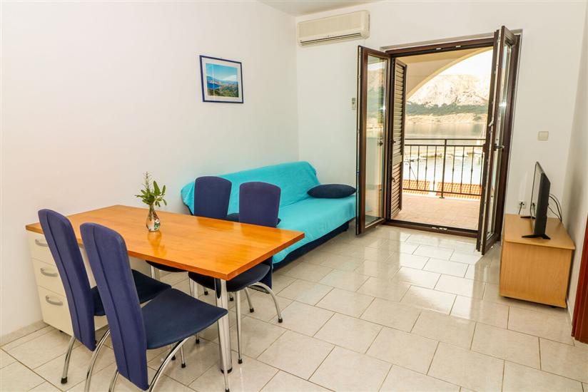 Apartment A1, for 3 persons