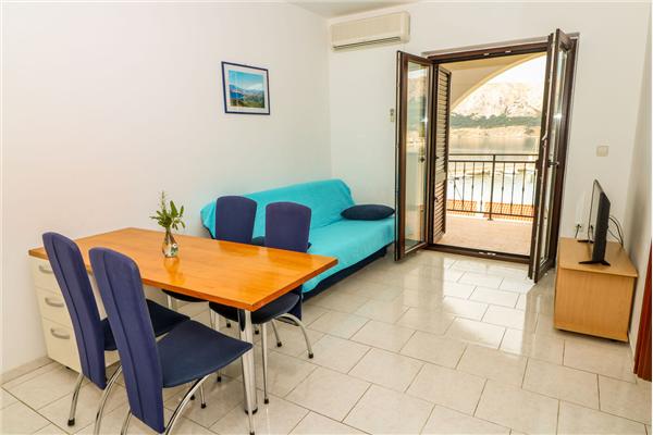 Apartment A1, for 3 persons