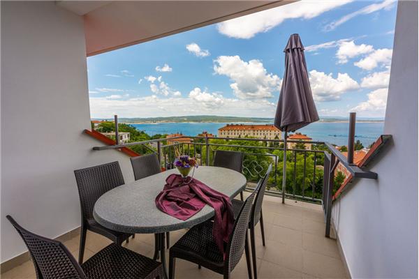 Apartment A4, for 6 persons