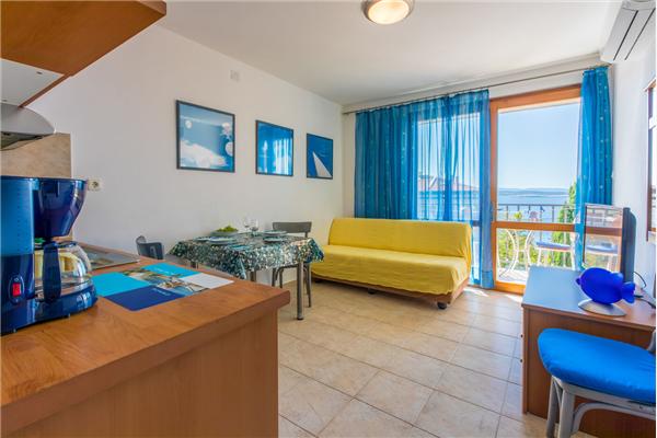 Apartment A2, for 3 persons