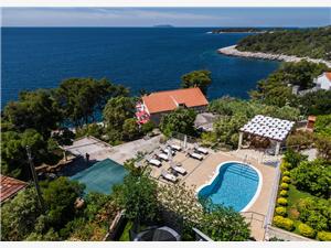 Apartments Veseljko Prizba, Size 75.00 m2, Accommodation with pool, Airline distance to the sea 50 m