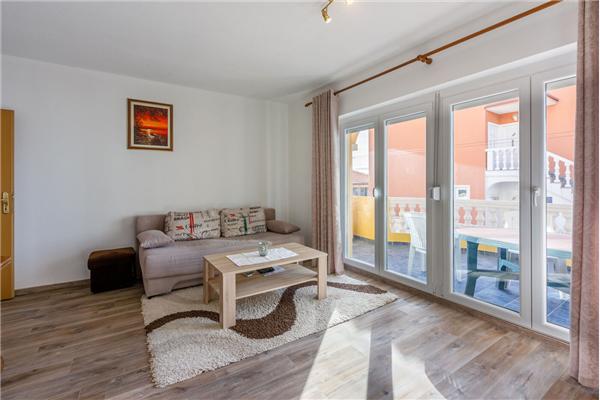 Apartment A1, for 3 persons