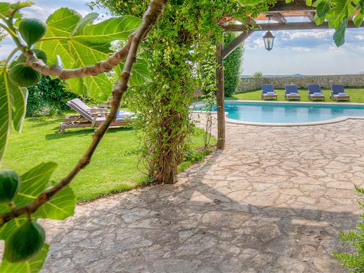 Villa Orah s pogledom na more i istarski krajolik