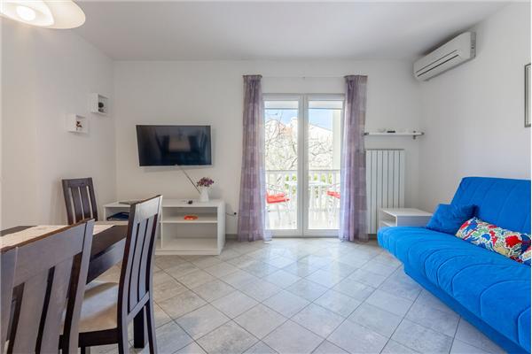 Apartment A1, for 3 persons