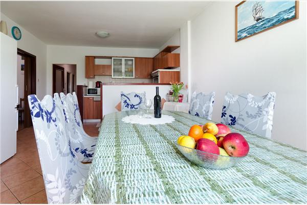 Apartment A2, for 8 persons