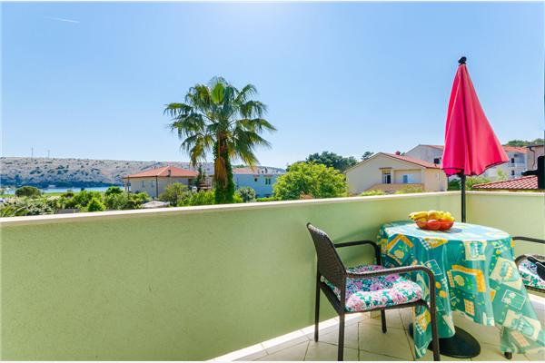 Apartment A1, for 2 persons