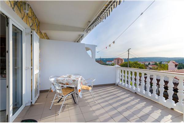 Apartment A2, for 3 persons