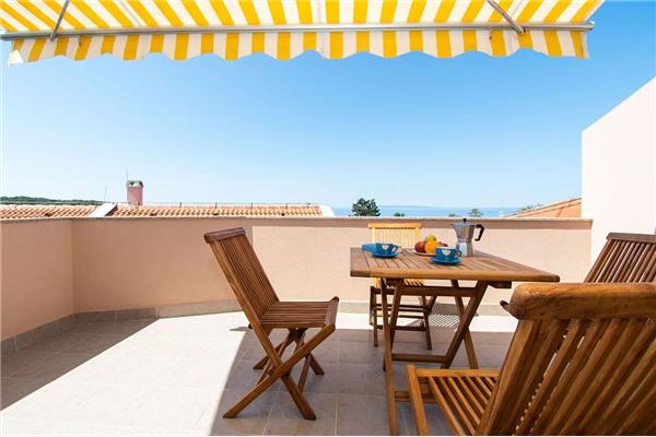 Apartment A1, for 3 persons